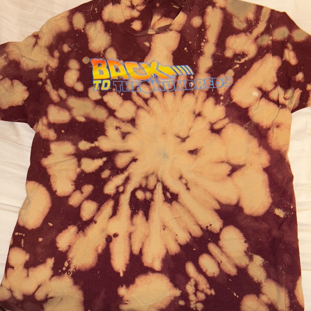 Custom Back to the a hundreds shirt tie dye